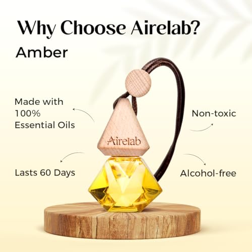 Airelab Car Air Freshener – Inspired by J.P.G Le Male Elixir, Luxury Long Lasting Essential Oil Diffuser for Car Interior, Natural Odour Eliminator, Premium Men’s Car Perfume, Safe for Kids & Pets - Image 3