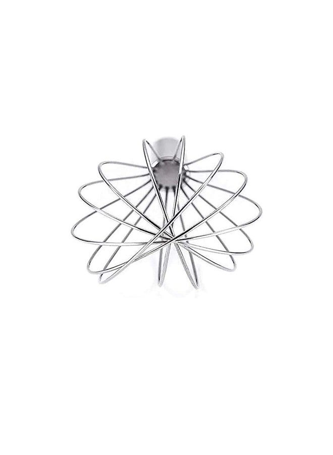 POGON Stainless Steel Wire Whisk Set | Whisk for Cake | Stainless Steel Spiral Whisk Set 3 Pcs (Silver) Medium Size 21cm - Image 4