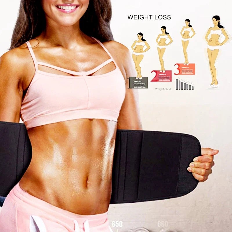 Bluejw Women Waist Trainer - Tummy Control Abdomen Trimmer - Sauna Sweat Workout Waist Trimmer Belt - Body Shaper Girdle - Sports Belly Band for Women - Image 4
