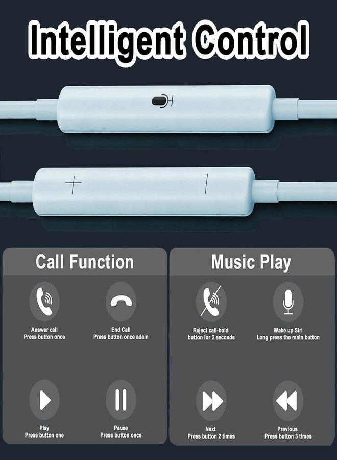 CASE LOGIC 2 Packs USB C Headphones for iPhone 16/15 Phone Earbuds with Microphone & Volume Control HiFi Stereo Type C Earphones for Galaxy S23/S22/S21/S20/Ultra Note 10/20, for Pixel 7/6/6a/5/4,for OnePlus 9 8 - Image 5