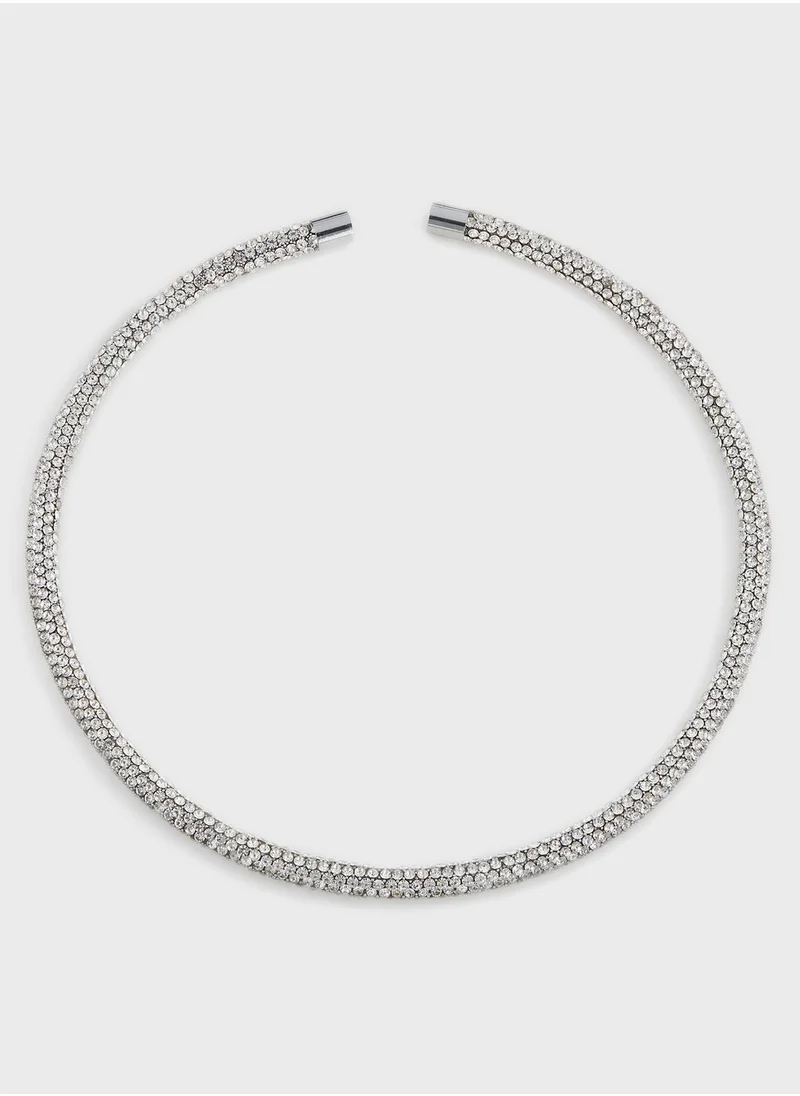 Ella Limited Edition Rhinestone Statement Choker Necklace