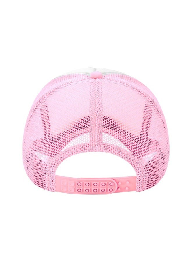 The Girls are Girling Trucker Hats for Women Pink Men Vintage Slogan Pink Hats for Men - Image 4