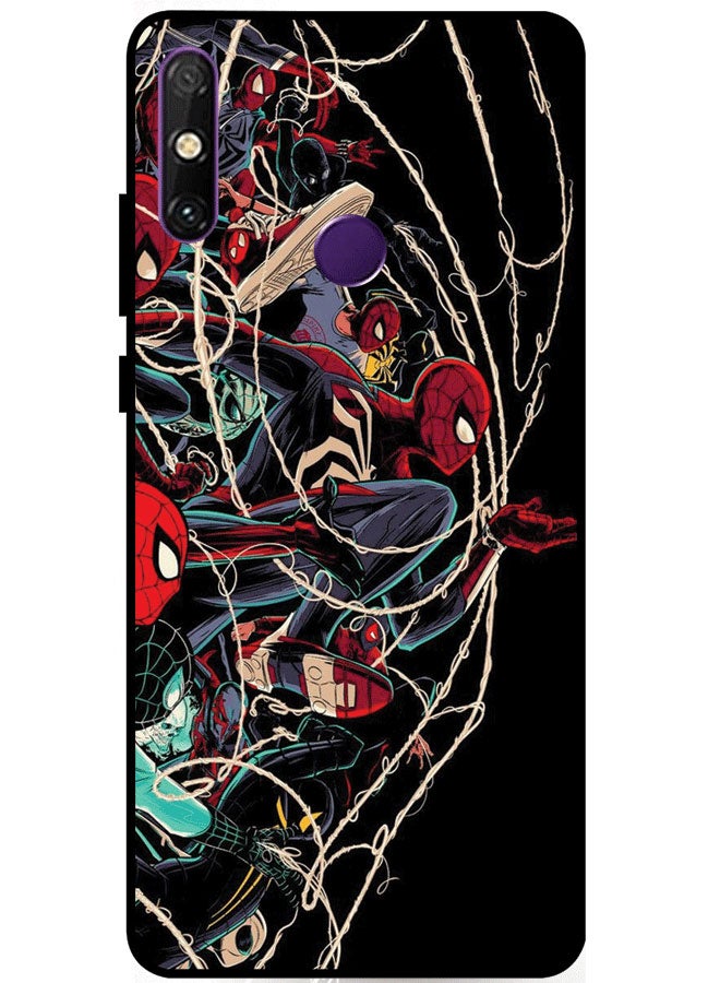 EYE CATCH Protective Case Cover For Huawei Enjoy 20E Spiderman Multicolor - Image 1