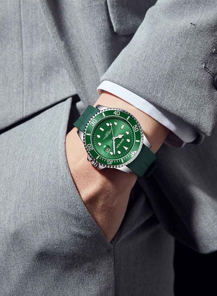 SANDA Business Men Quartz Watch TPU Watch Strap Outdoor Sport Man Watches Luxury Waterproof Luminous Clock - Image 5