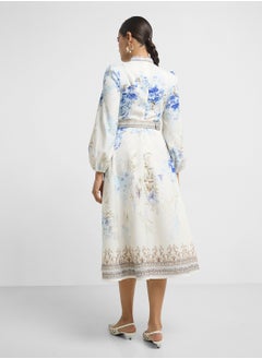 ELLA Abstract Print Dress  - Image 2