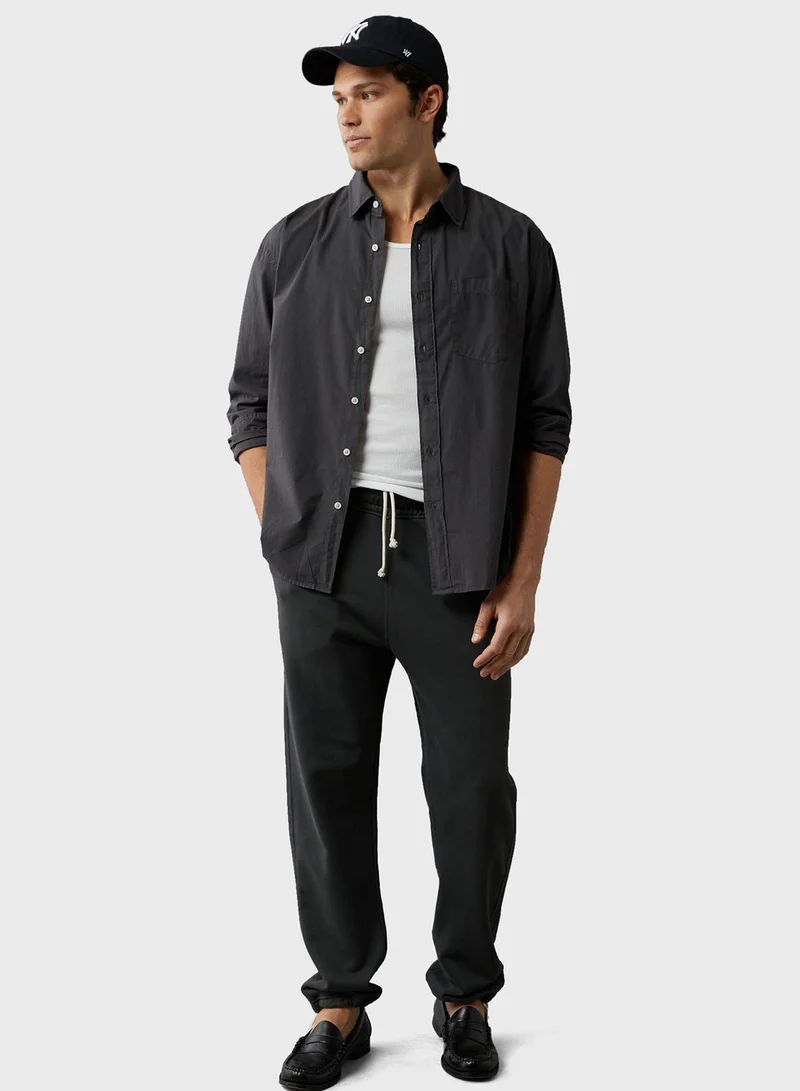 امريكان ايجل Poplin Button-Up Shirt