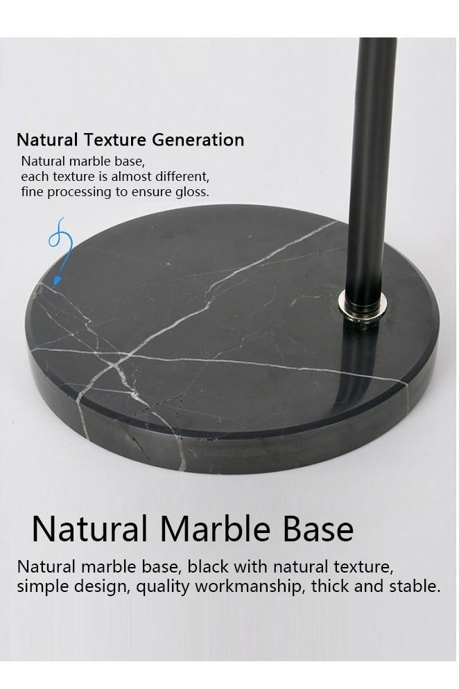 Fullight Modern LED Floor Lamp, 185×38 cm, 12W Warm LED, 3-Level Dimming with Remote & App Control, Marble Base, Ideal for Living Room, Bedroom, Office - Image 5