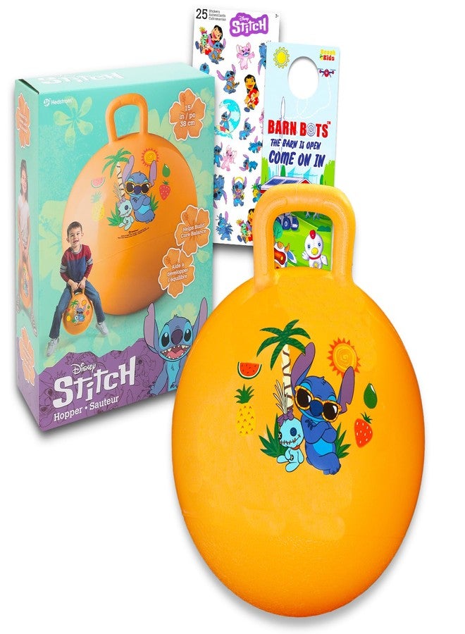 Lilo & Stitch Lilo and Stitch Hopper Ball for Toddlers - Lilo and Stitch Outdoor Toys Bundle Includes Stitch 15" Hopper Ball, Stickers, More | Stitch Merchandise - Image 2