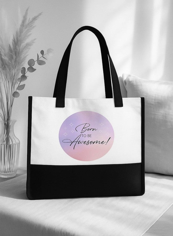 TrendoPrint Eco-Friendly Jute Tote Bag for Women | Reusable Shopping Bag with Sturdy Handles | Large Capacity Multipurpose Handbag for Grocery, Office, Travel & Daily Use (JB16) - Image 3