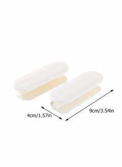 Y&D 6 Pcs Self-Stick Drawer Knobs ABS Plastic Punch Free Instant Cabinet Handles Pull Helper Hardware Tool for Door Window Toilet Cover White  - Image 4