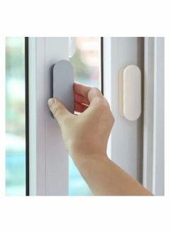 Y&D 6 Pcs Self-Stick Drawer Knobs ABS Plastic Punch Free Instant Cabinet Handles Pull Helper Hardware Tool for Door Window Toilet Cover White  - Image 5