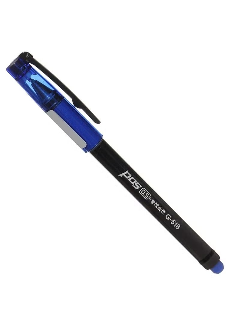 POWER G-518 Gel Pen Pos 0.5 MM Pack Of 12 Pens - Blue - Image 2