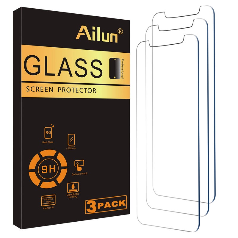 Ailun Screen Protector for iPhone 12 mini 2020 [5.4 Inch] 3Pack Tempered Glass - Image 2