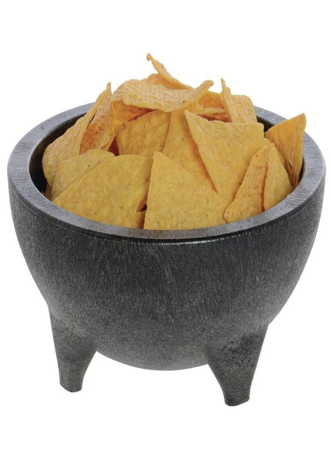 HUBERT Black Molcajete Dish 56 oz Polypropylene 8.75" Diameter x 4" H - Image 3