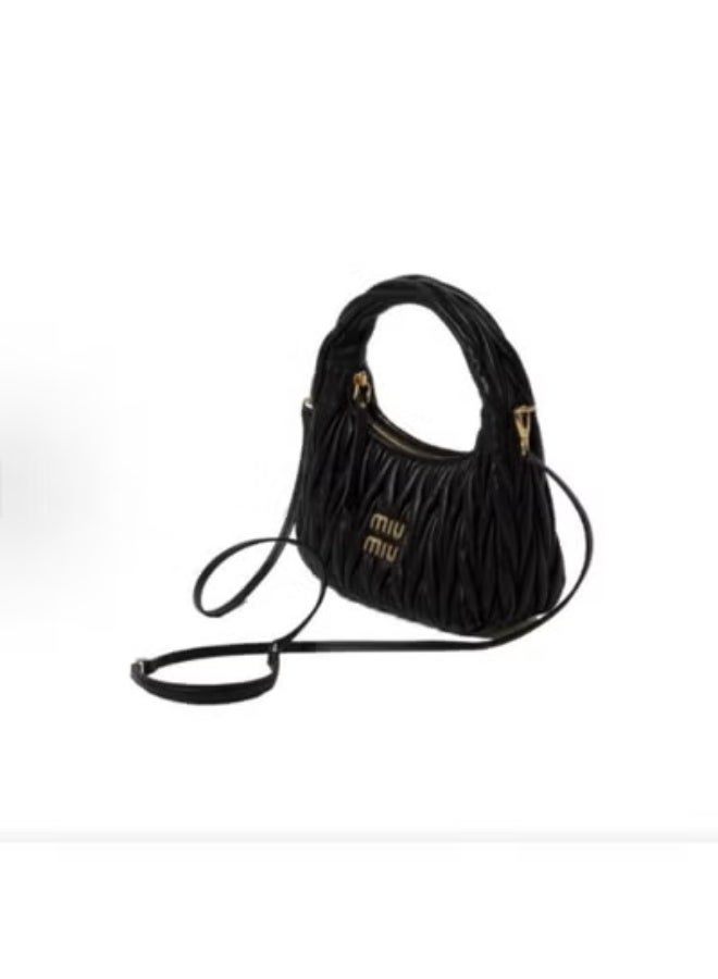 M1U يتجول مبطن حقيبة الكتف الجلدية هوبو Crossbody - Image 1
