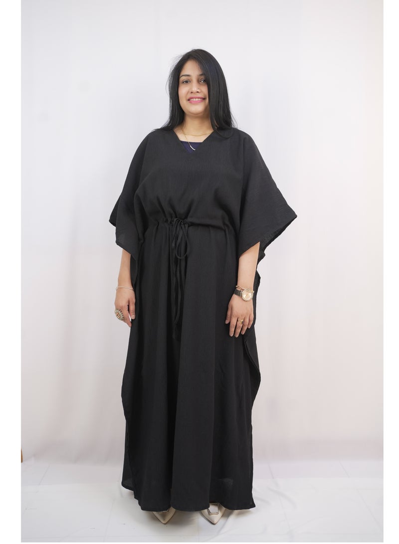 Al Batool Stylish Ladies Kaftan, Luxurious Stylish Cey Fabric with Elegant Design  - Image 2