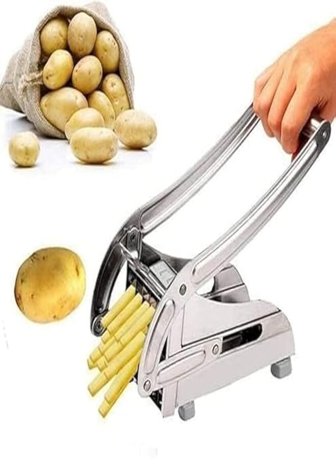 Spaceshoop Stainless Steel Potato Cucumber Cutter Machine with High Quality Technology and Great Performance with Multiple Accessories to Meet Your Needs in The Kitchen