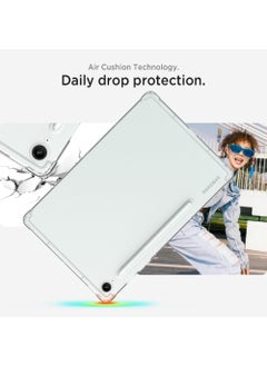 Rock Pow Clear Case for Samsung Tab S9 FE 10.9 inch 2023 Tablet Case Clear Soft TPU Ultra-Thin Cover Full Coverage Corner Air-Cushion Shockproof Protective Bumper Case for Samsung Tab S9 FE (SM-X510/X516B/X518U) 10.9 Inch  - Image 5