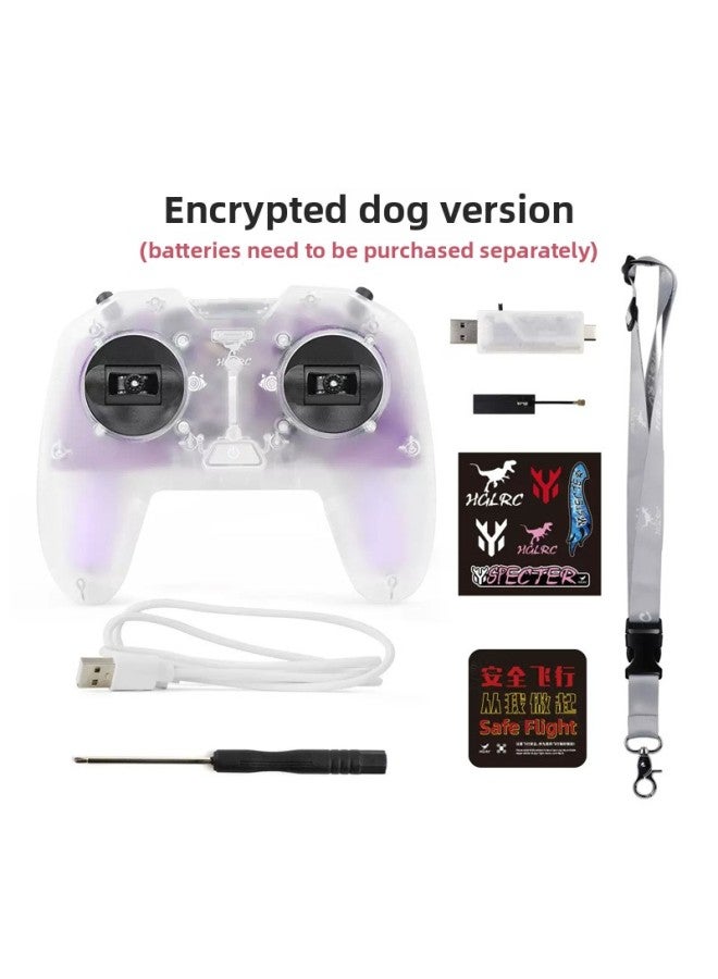 HGLRC Bone Dragon C1 Remote Control Crossing Machine Handle Remote Control ELRS2.4G Wireless Dongle Simulator-Colour:Remote Control + Lanyard + Dongle-Specification:HGLRC - Image 1