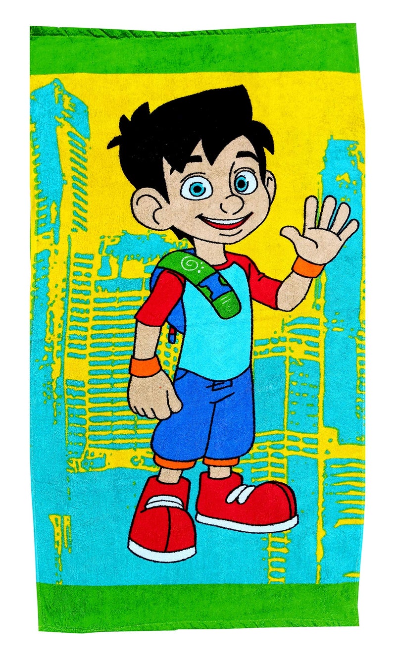 Mandhania Boy's and Girl's Cotton Cartoon Printed Bath Towels - Image 4