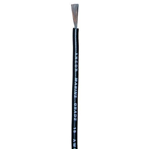 ancor سلك نحاسي معلب أنكور 180003، 18 AWG (0.8mm2)، أسود-35 قدم - Image 2