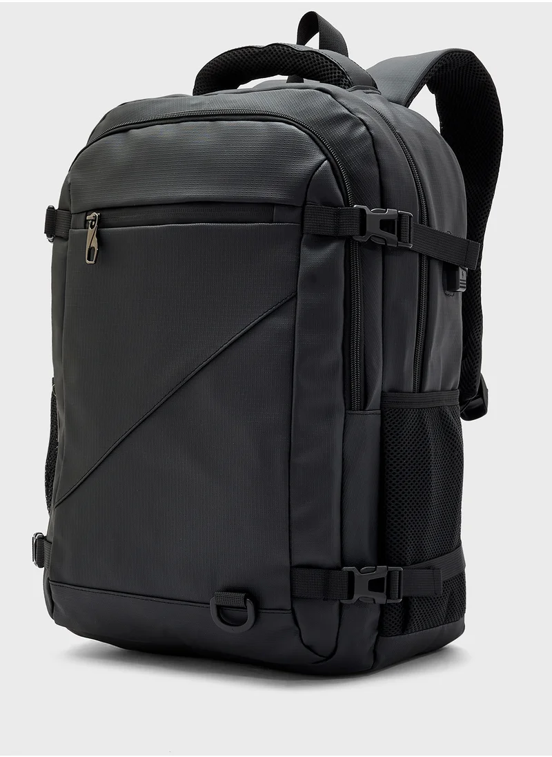 Robert Wood Padded Back Support Casual Backpack