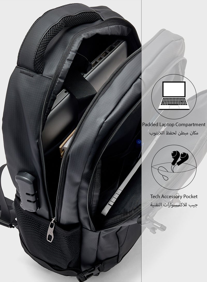 Padded Back Support Casual Backpack