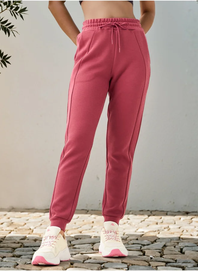 كابا Kappa Panelled Joggers with Drawstring Closure and Pockets