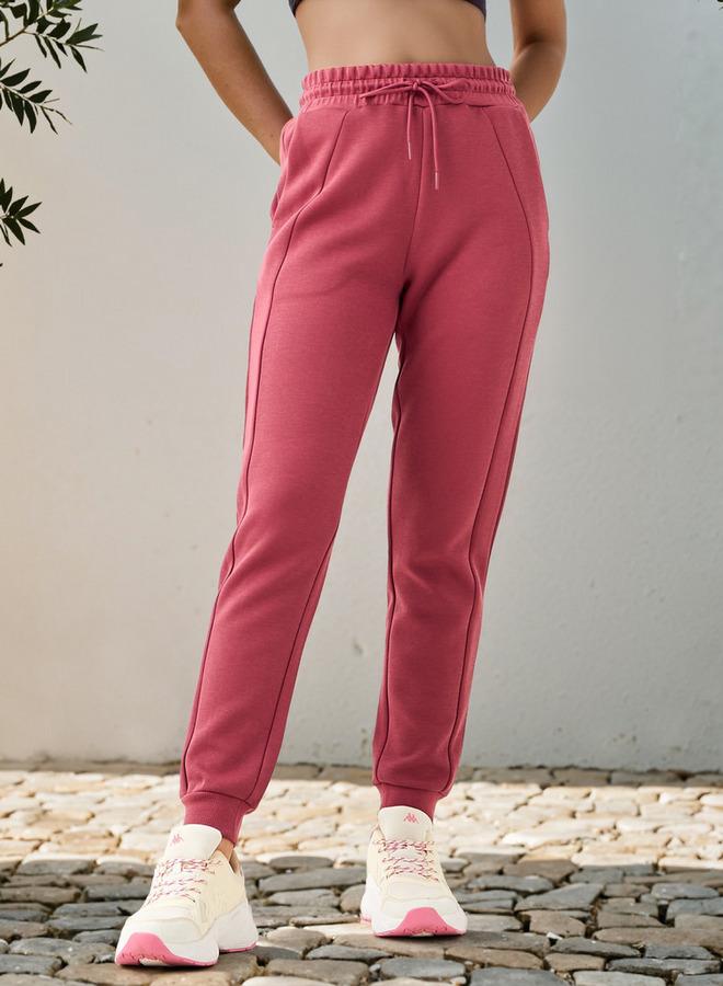 Kappa Panelled Joggers with Drawstring Closure and Pockets - Image 1