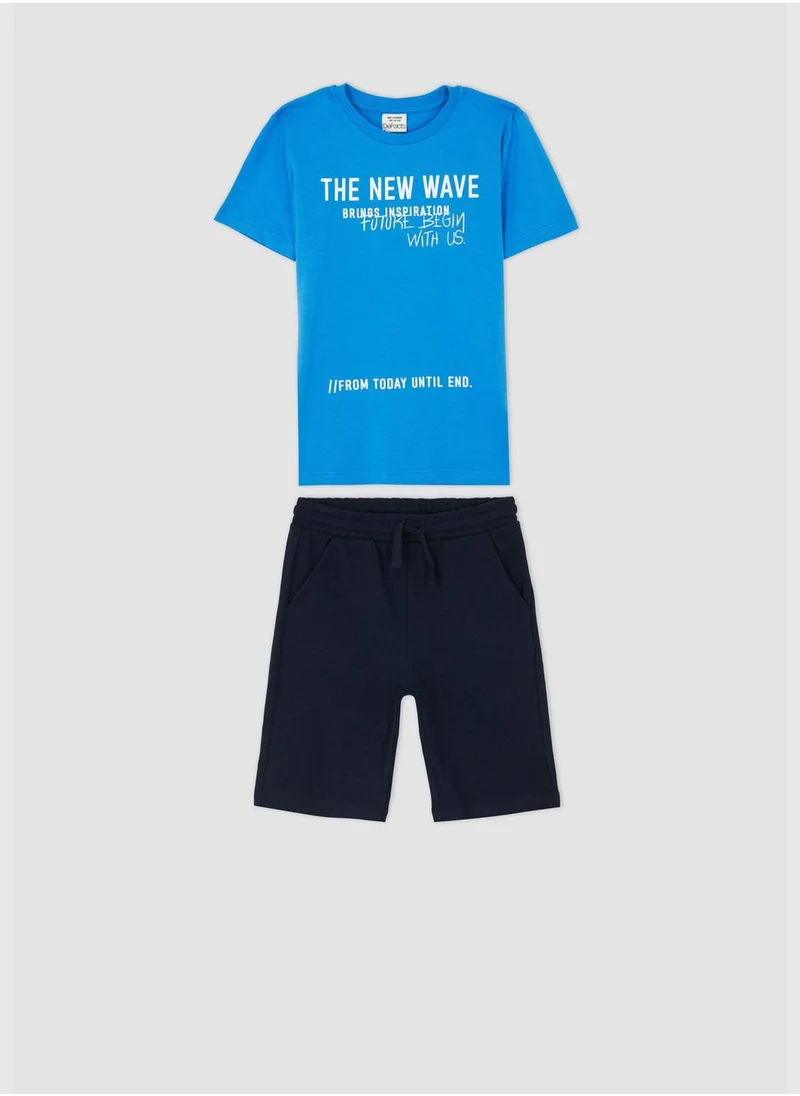 ديفاكتو 2 Pack Boy Regular Fit Short Sleeve Set