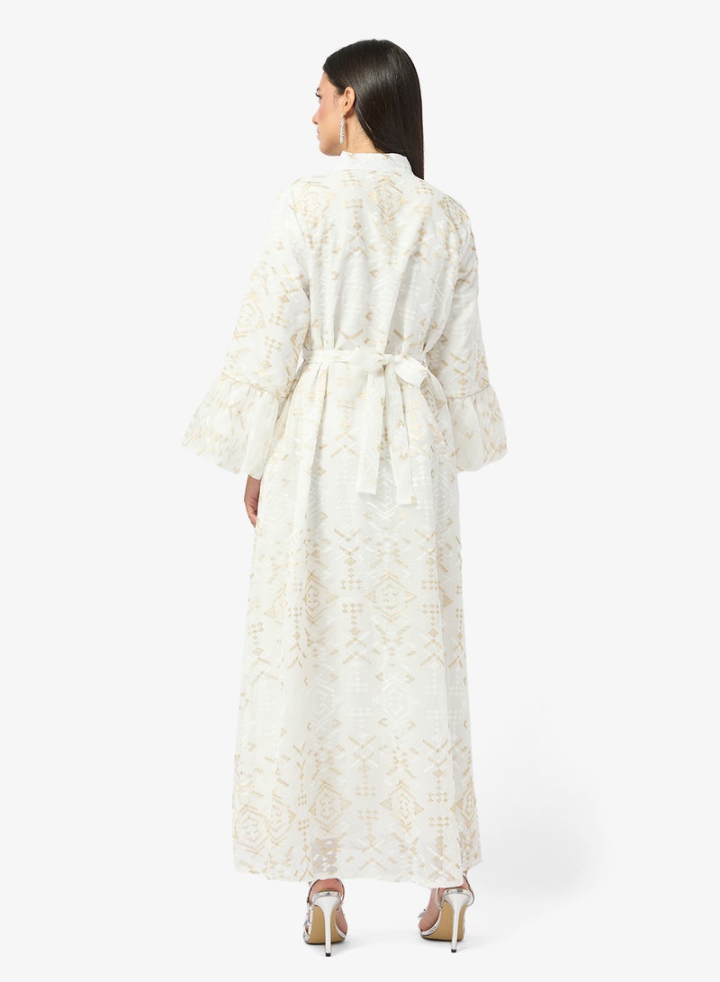 Khizana Embroidered Jalabiya - Image 2