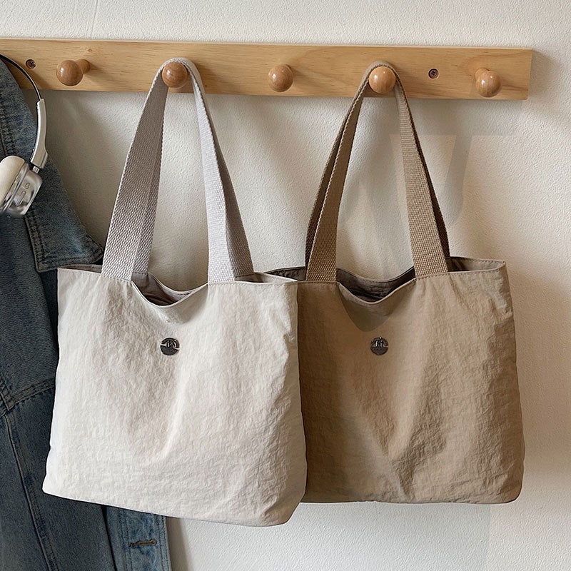 حقيبة دلو نسائية من الكانفاس خفيفة الوزن بمقاس صغير - Image 1
