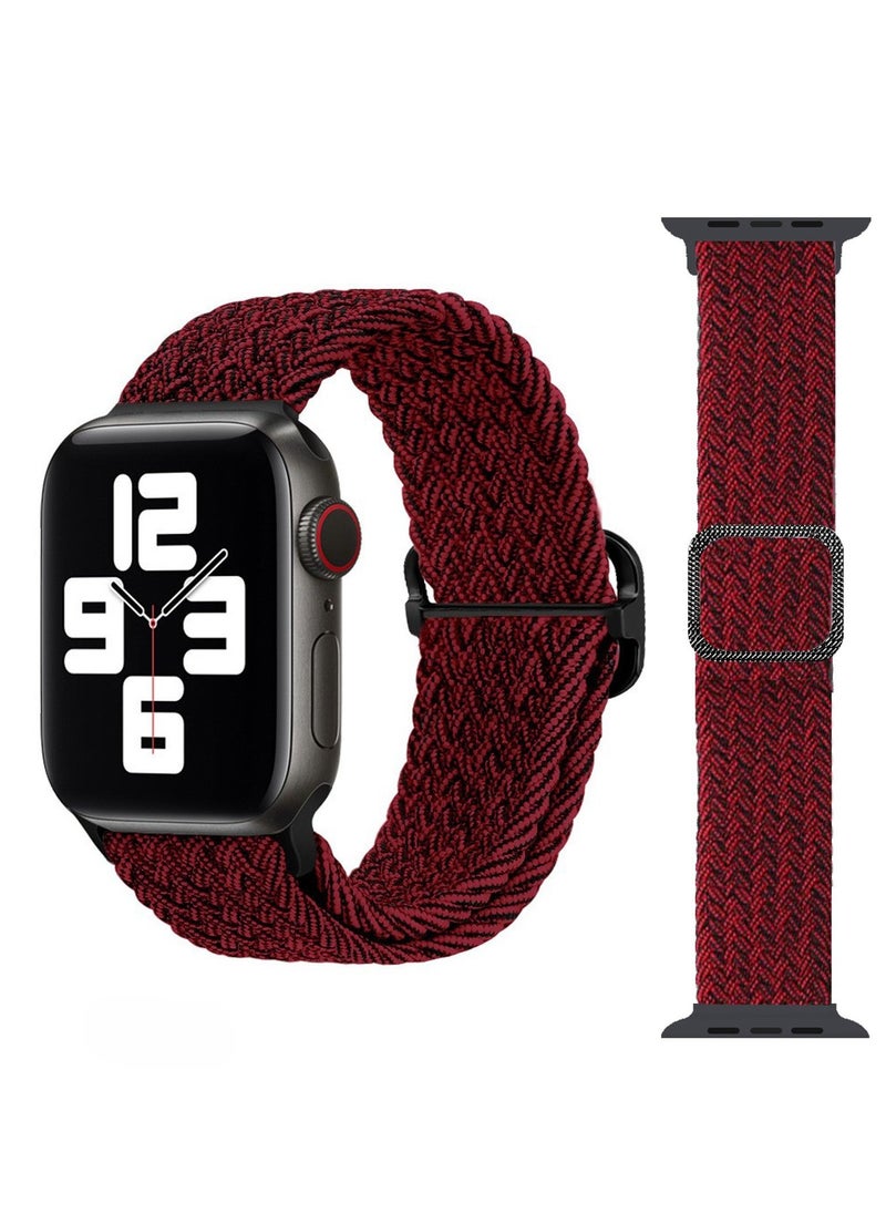 Generic - Suitable for iWatch Series Ultra/8/7/SE/6/5/4/3/2/1 nylon woven 49/45/44/42mm strap - Image 1