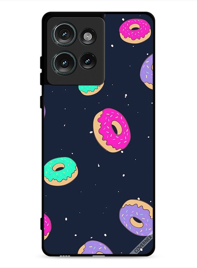 Covernex Motorola Edge 50 Protective Case Cover Donuts - Image 1