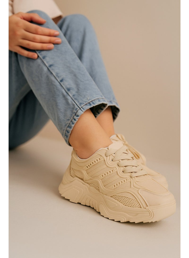 فيبراندا سنيكر نسائي بنعل سميك L-674 - Image 1