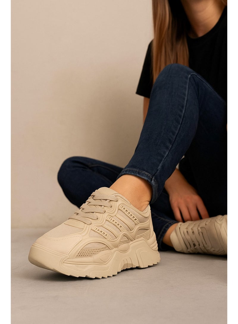 فيبراندا سنيكر نسائي بنعل سميك L-674 - Image 2