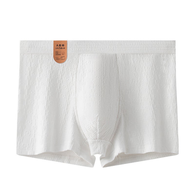 Men's Zero-Dye Cotton Boxers - Breathable Seamless - Image 1