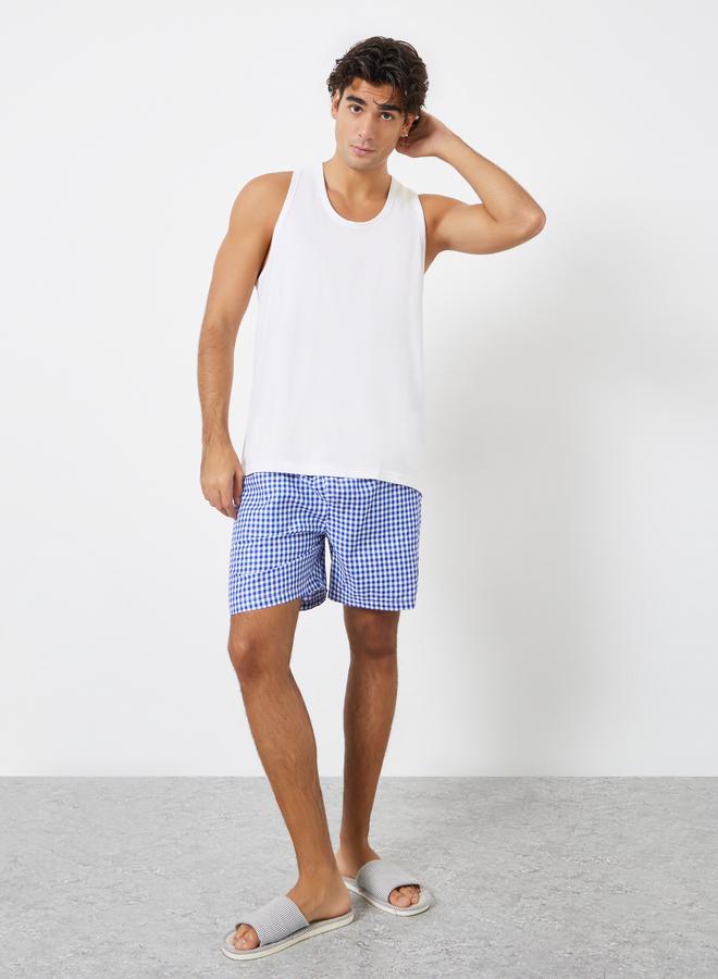 ستايلي مجموعة من 2 بوكسر قطن مع أزرار - Image 3