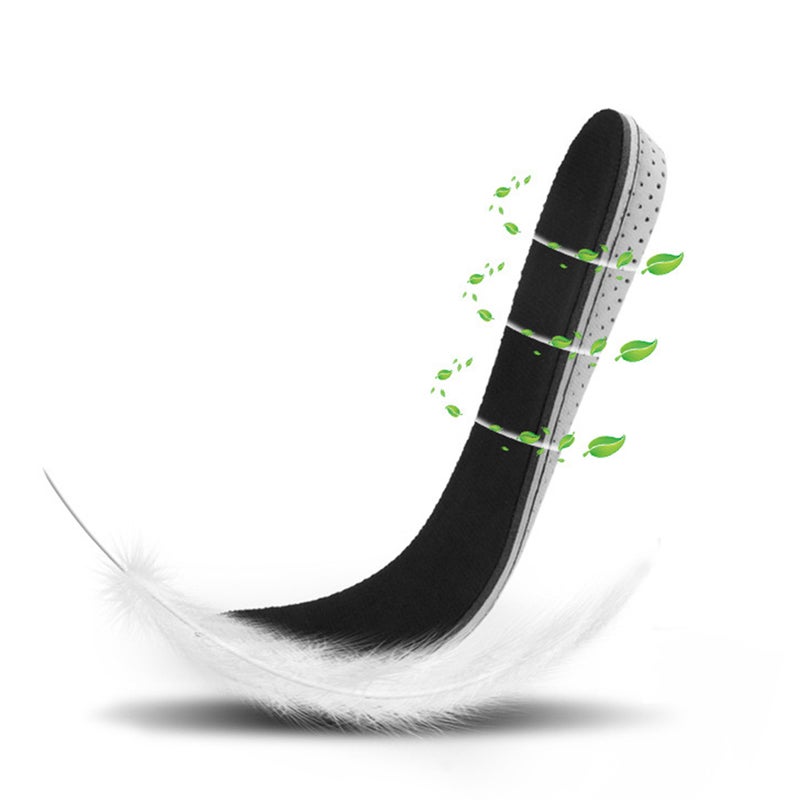 2pcs Breathable Invisible Shoe Insole Cuttable EVA Slow Rising Height Increase Shoe Pads - Size 35-44 (3.5CM) - Image 4
