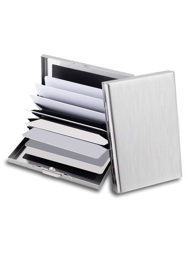 T NEWFUN Metal credit card holder 10 cards - Image 1