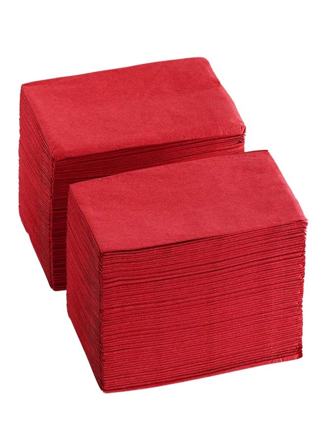 Perfectware - PW-2 Ply Dinner Napkin Red- 125 2 Ply Red Dinner Napkins - Pack of 125ct - Image 1