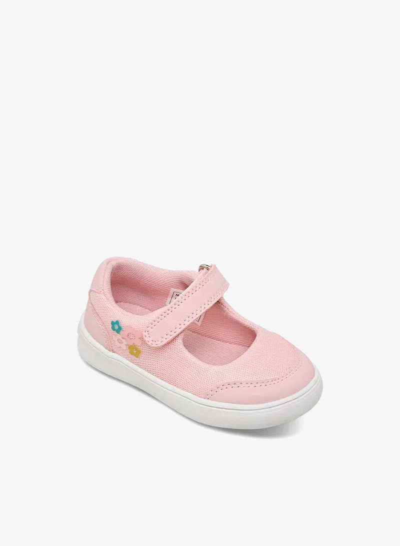 بيرفيت Girls Hook & Loop Mary Jane Shoes