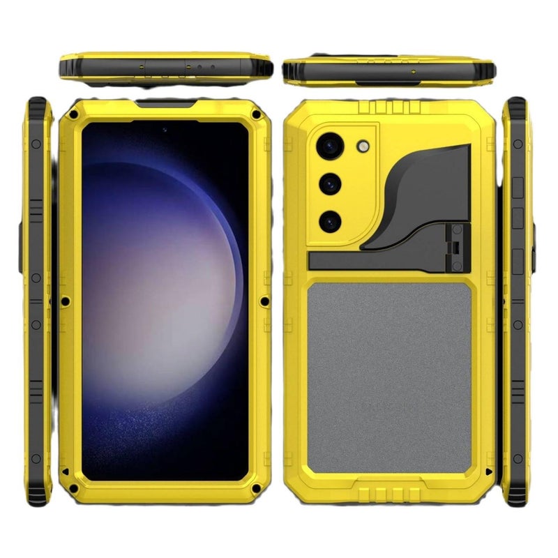 غطاء واقي | أسود Metal | حماية من السقوط | مقاوم للصدمات لـ Samsung Galaxy S23 - Image 5