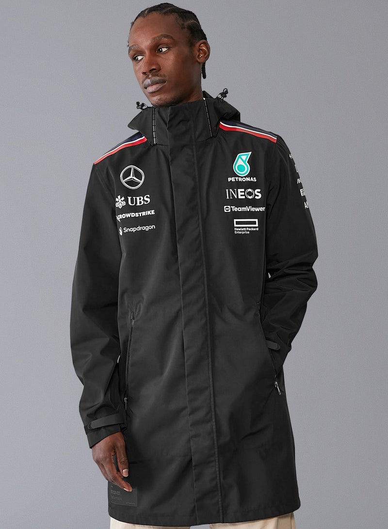 AMG Petronas Formula 1 Team Mercedes-AMG Petronas Formula One Team Men's Rain Jacket - Image 1