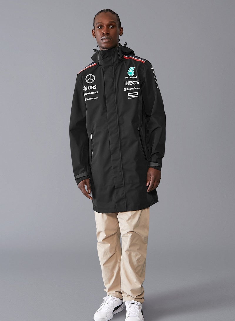 AMG Petronas Formula 1 Team Mercedes-AMG Petronas Formula One Team Men's Rain Jacket - Image 5
