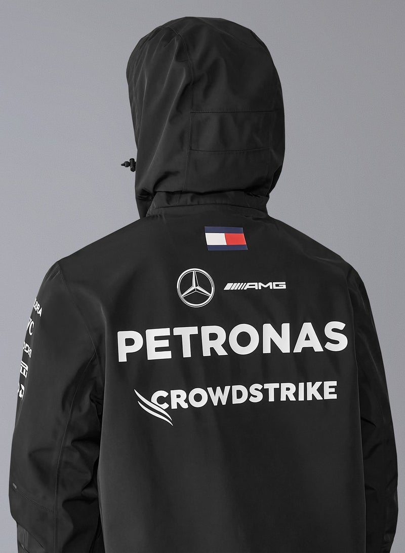 AMG Petronas Formula 1 Team Mercedes-AMG Petronas Formula One Team Men's Rain Jacket - Image 3