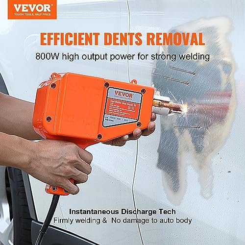 VEVOR مجموعة سحب الخدوش من VEVOR، 800 واط لحام بقعة مع 5 أوضاع سهلة الاستخدام، صندوق أدوات شامل لإصلاحات السيارات الاحترافية أثناء التنقل. - Image 3