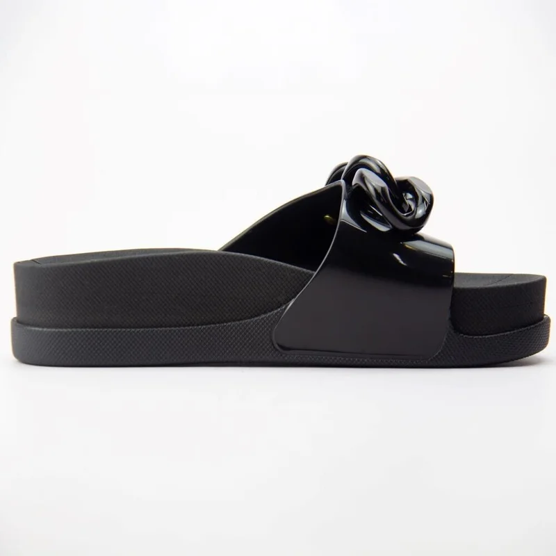 Voices Voices Women'S Slides, Slide Soul Corrente - 003.00005, Color - Black