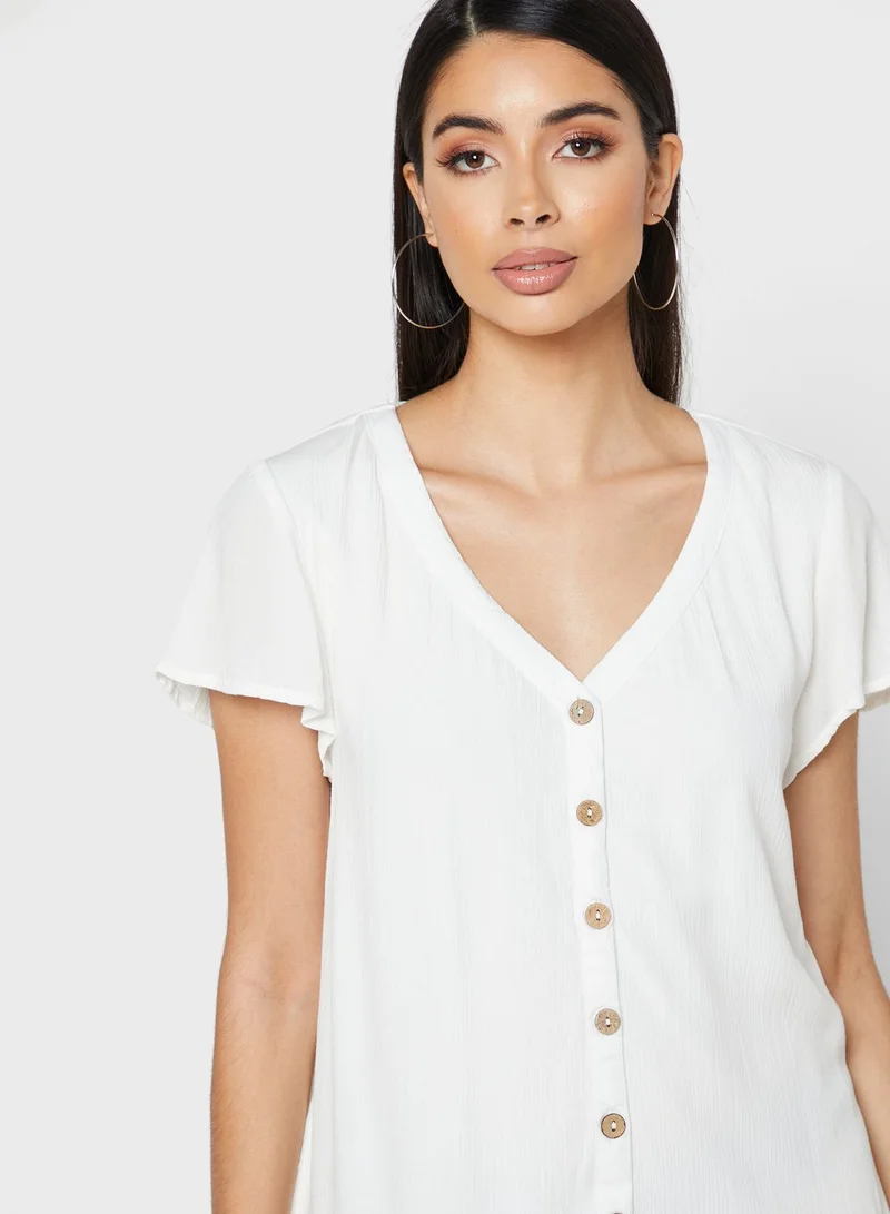 Cotton On Button Detail Dress