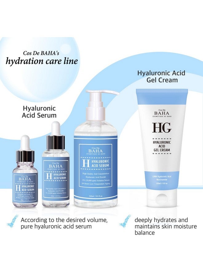 Cos De BAHA Hyaluronic Enriched Hydrating Cream With Niacinamide Soothing Moisture For Radiant Complexion Gentle Care For Face Enhance Skin Texture 1 Fl Oz (30Ml) - Image 5